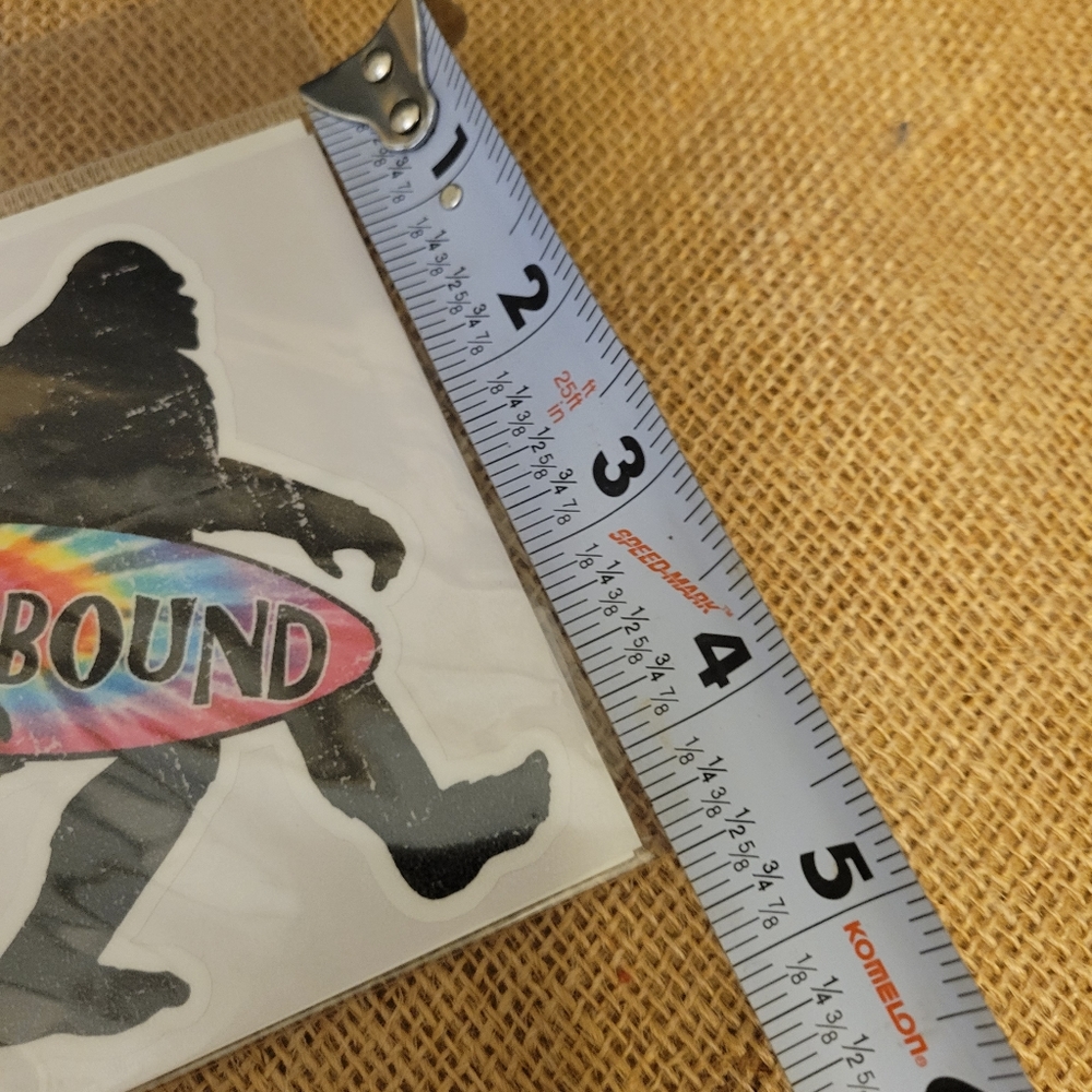 Off the hook big foot and surf board sticker - Picture 9 of 10